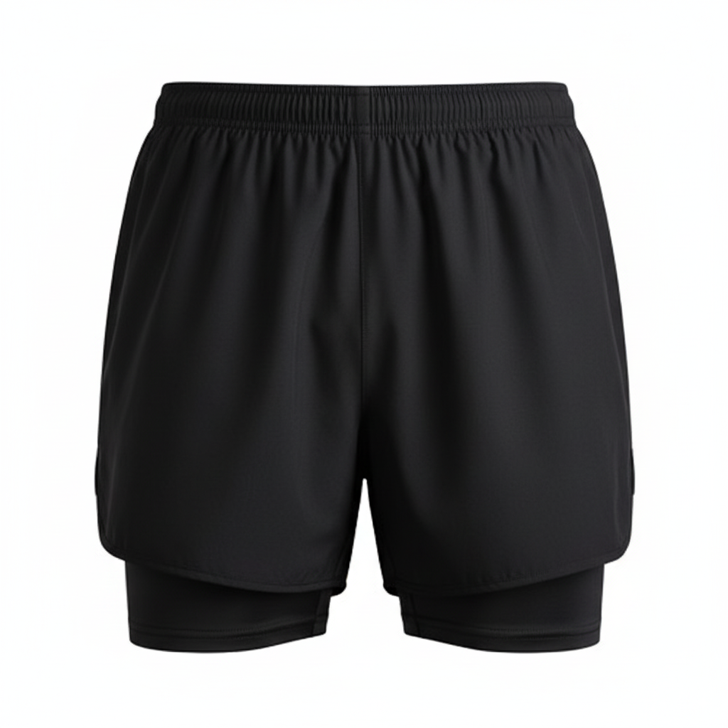 AERUN - Short 2 en 1 avec compression intégrée