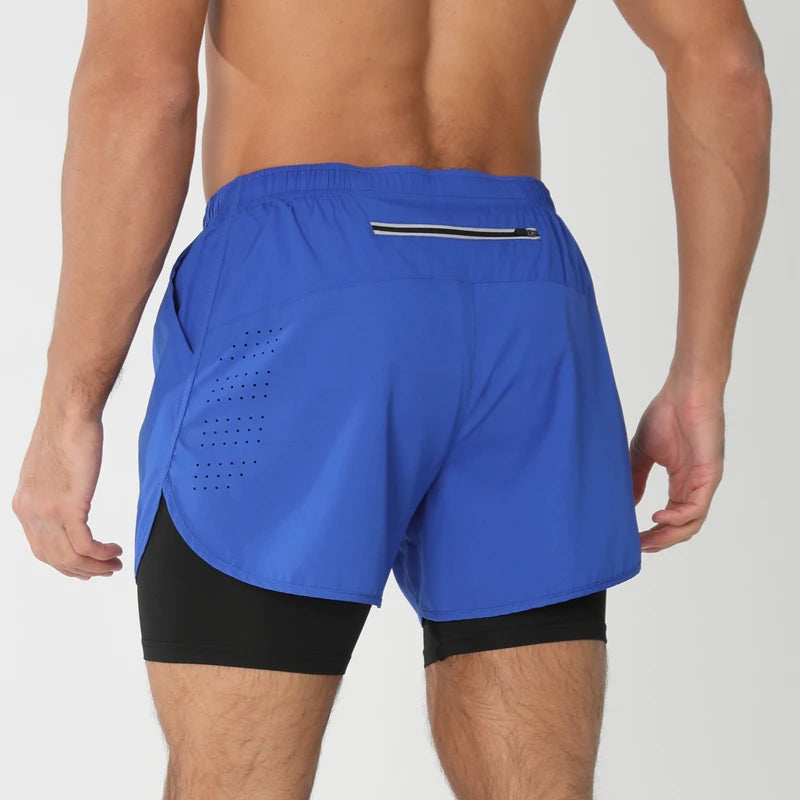 AERUN - Short 2 en 1 avec compression intégrée
