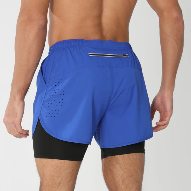 AERUN - Short 2 en 1 avec compression intégrée